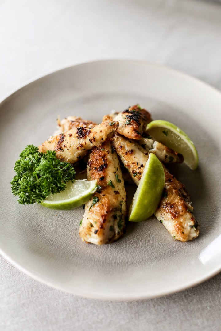 Gurnard with Garlic & Lime