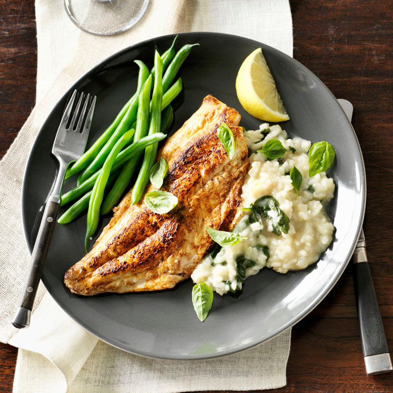Snapper with Lemon Risotto
