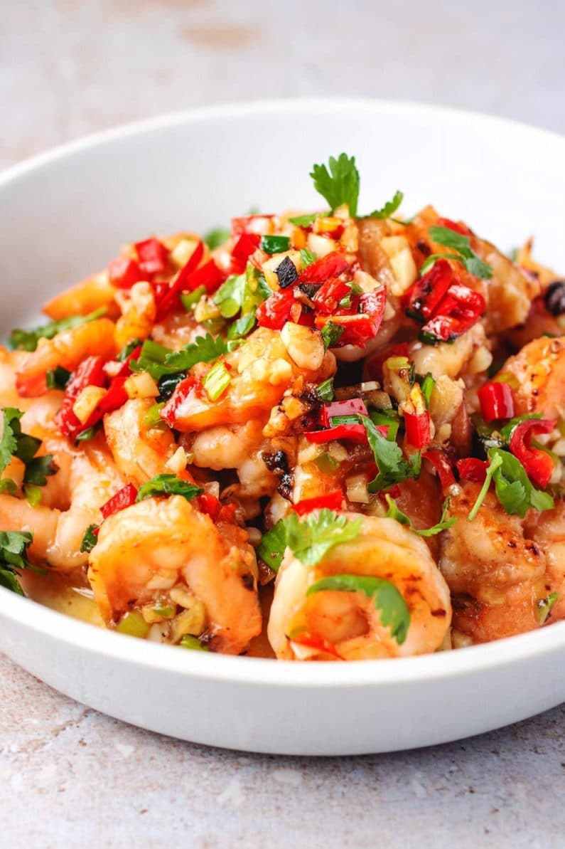 Vietnamese Garlic Prawns