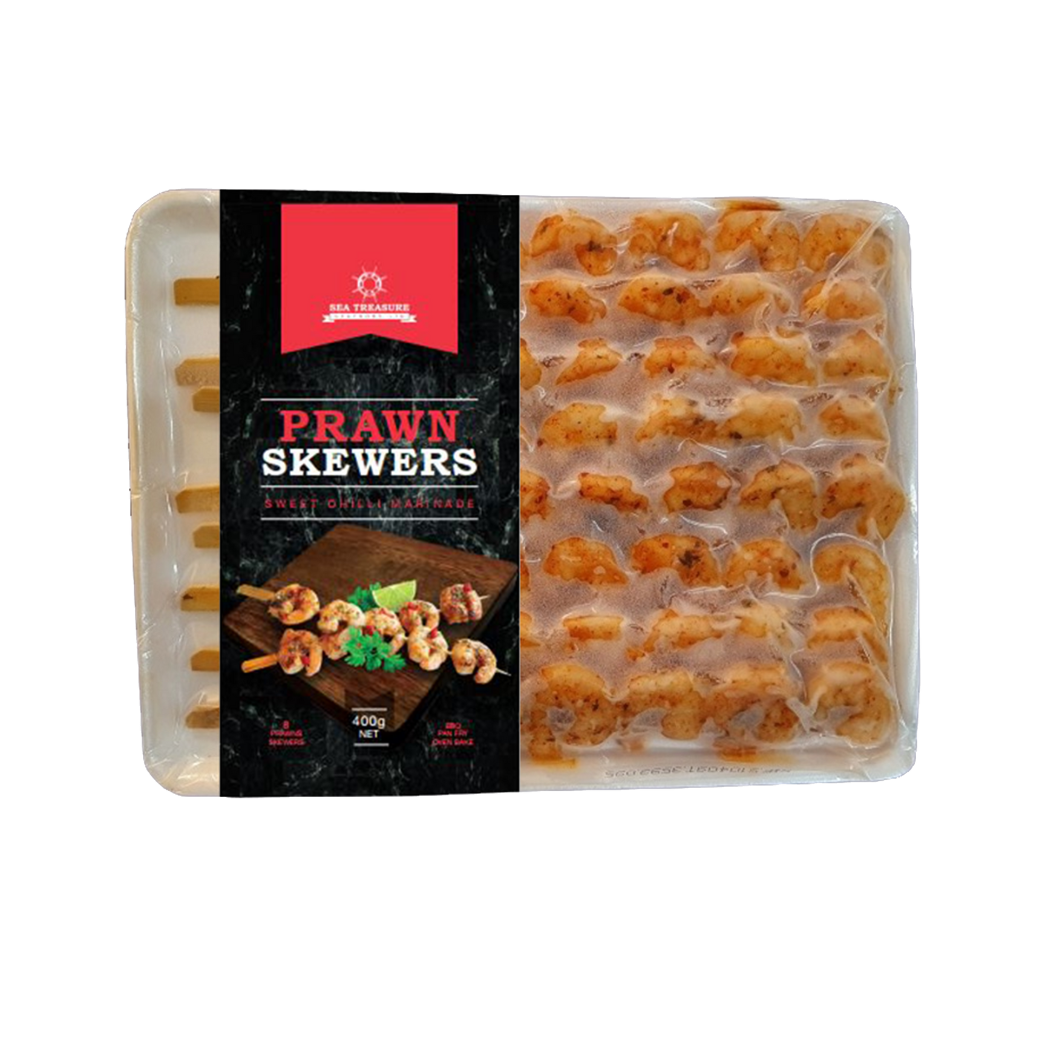 Chilli Prawn Kebabs