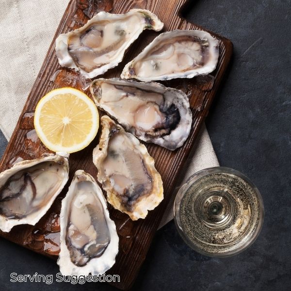 Half Shell Pacific Oysters