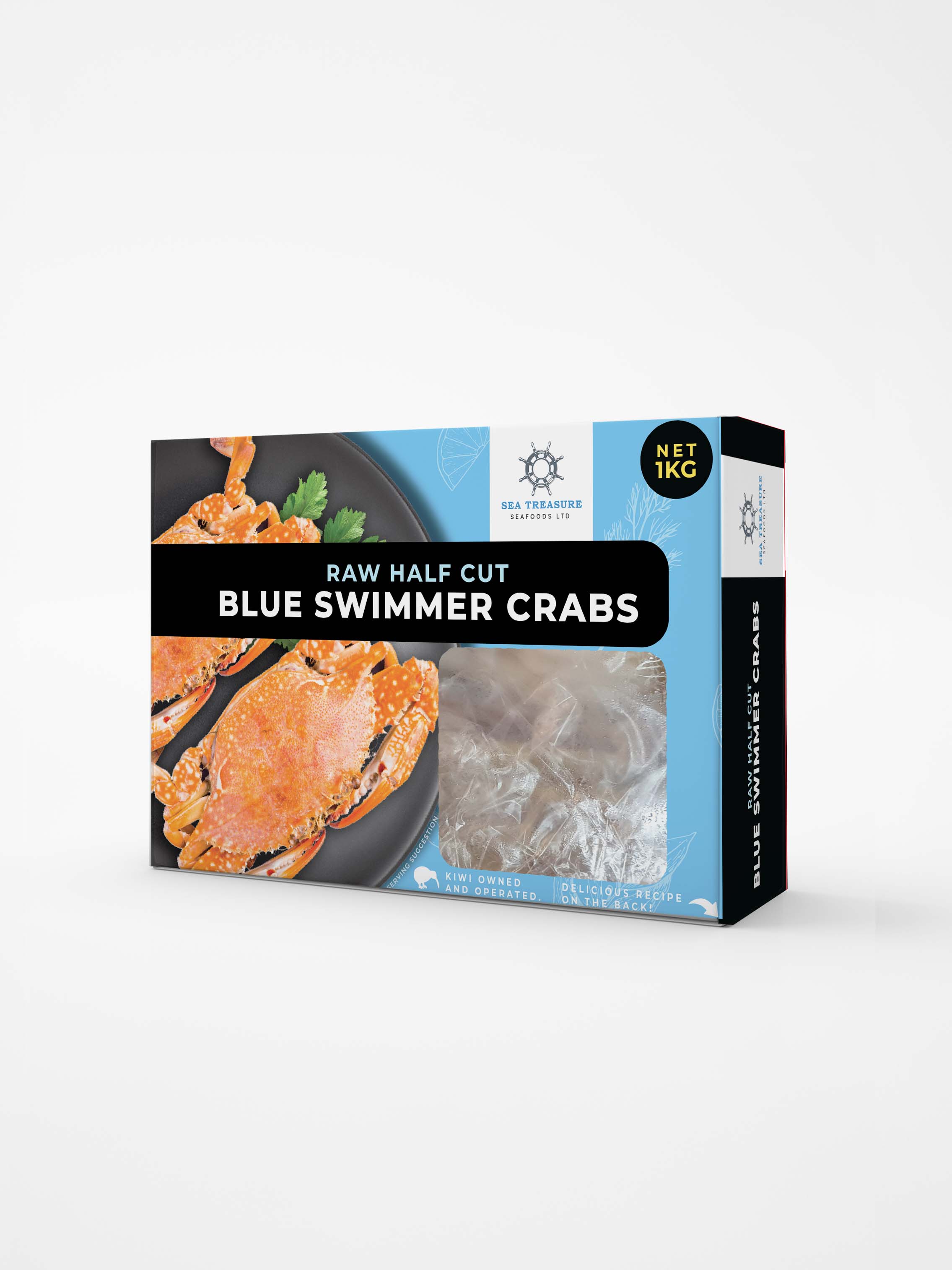 Half Cut Blue Swimmer Crabs