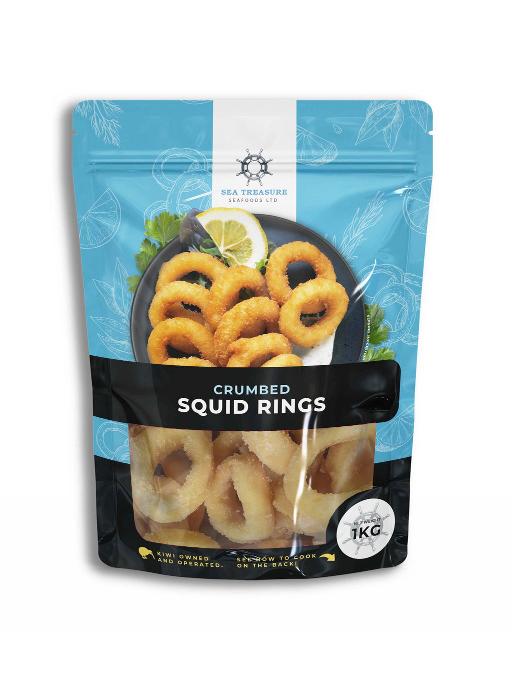 Crumbed Squid Rings